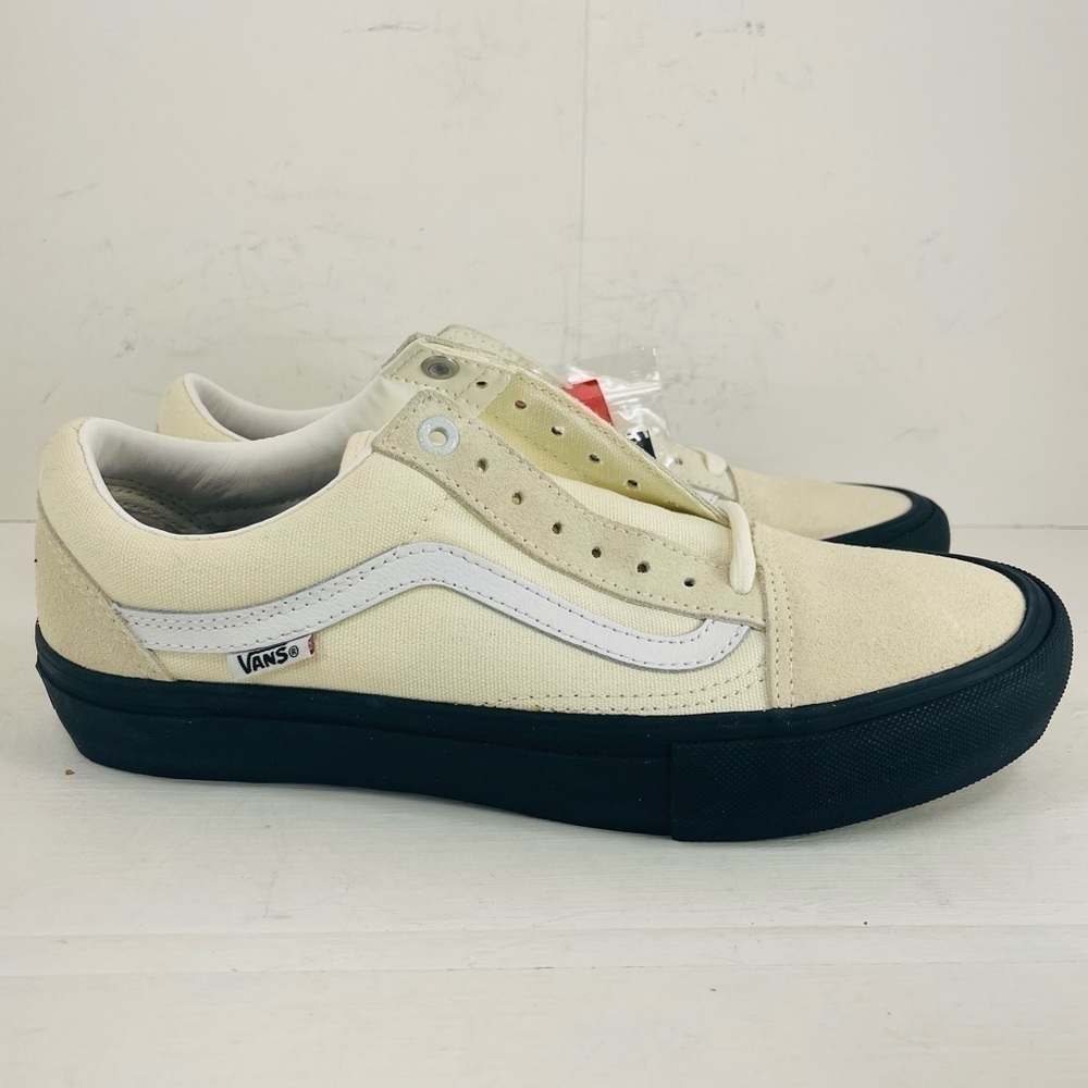 Vans Old Skool Pro Classic White/Black Sneaker Size 9 Women